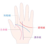 手相と算命学を通して宿命と現在の状態を照らし合わせるイメージ