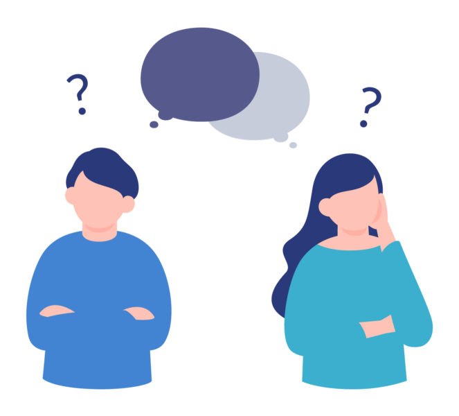 仕事や転職の悩みを相談するイメージ